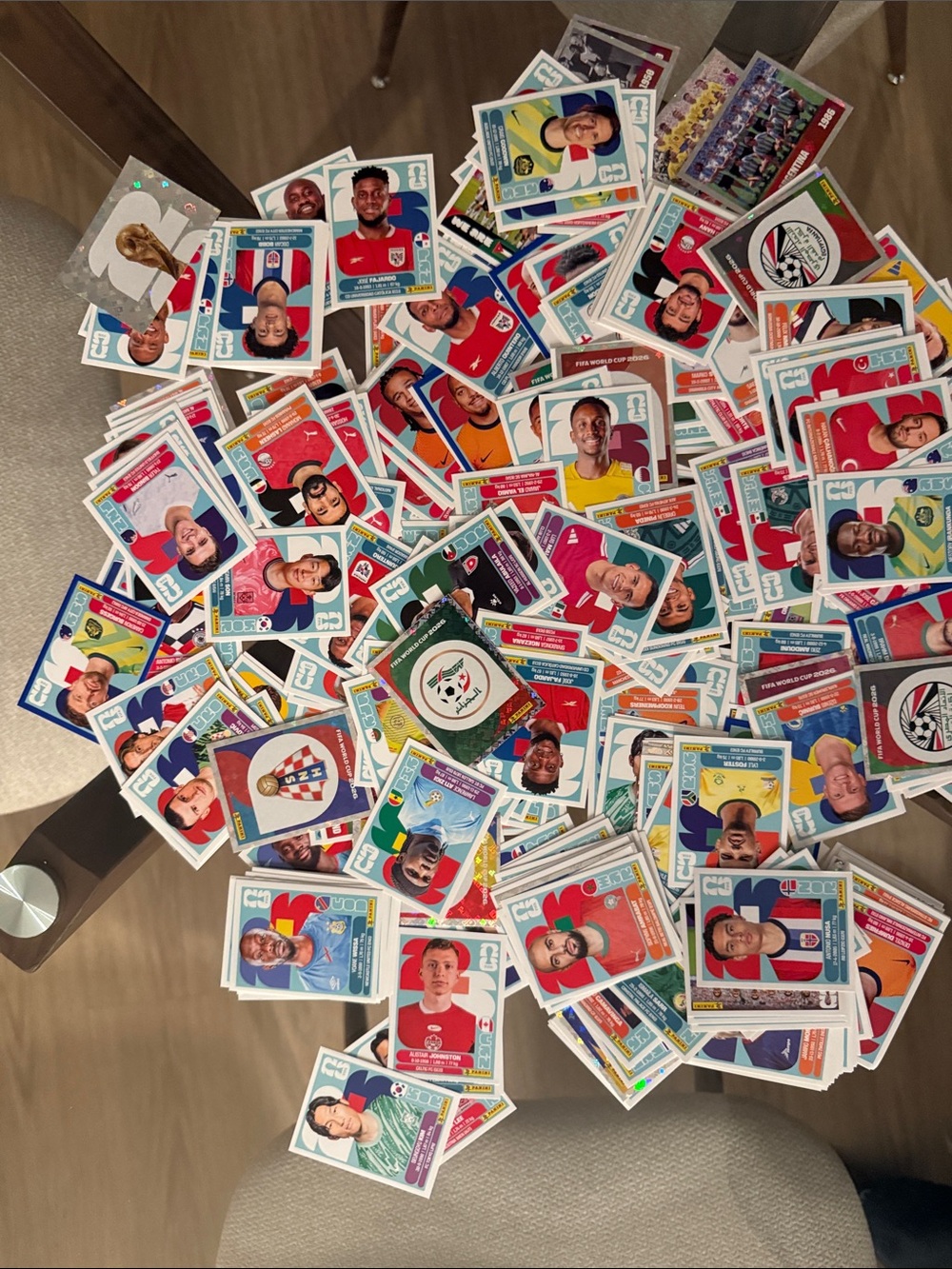 BUNDLE OF 371 FIFA WORLD CUP PANINI STICKERS 2026
